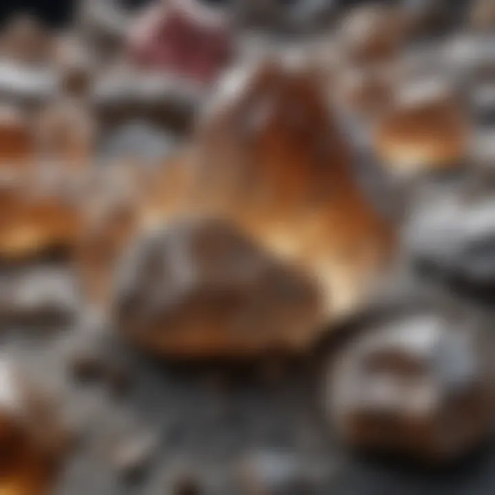 Illustration depicting the uses of muscovite in various industries and applications