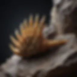 Detailed view of authentic raptor claw showcasing unique features