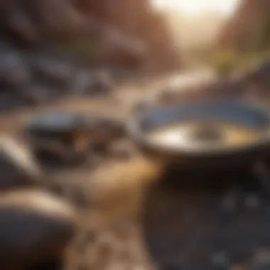 Essential Tools for Gold Panning A detailed guide showcasing required tools for panning.