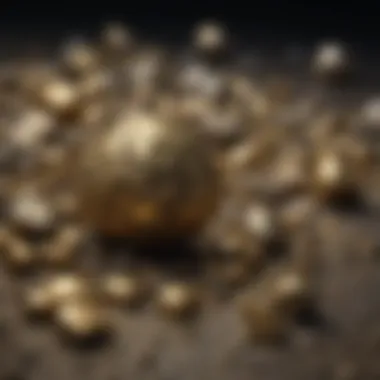 Cultural Significance: Artifacts of Gold and Pyrite Historical artifacts made from pyrite and gold displayed together