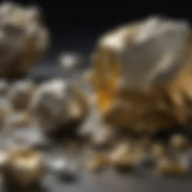 Contrasts in Composition: Pyrite vs Gold Properties Comparison chart highlighting the physical properties of pyrite and gold