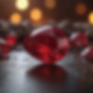 Brilliant Red Ruby Intriguing red ruby showcasing its brilliance