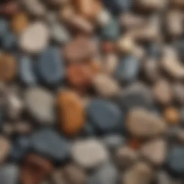 Diverse Textures and Colors of Raw Stones Collection of raw stones showcasing various textures and colors