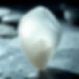 Selenite heart crystal radiating peaceful energy