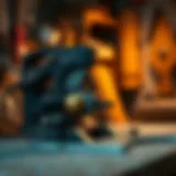 A high-quality lapidary trim saw with precision cutting capabilities