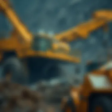 Heavy Machinery in Gold Mining Heavy machinery used in gold mining operations