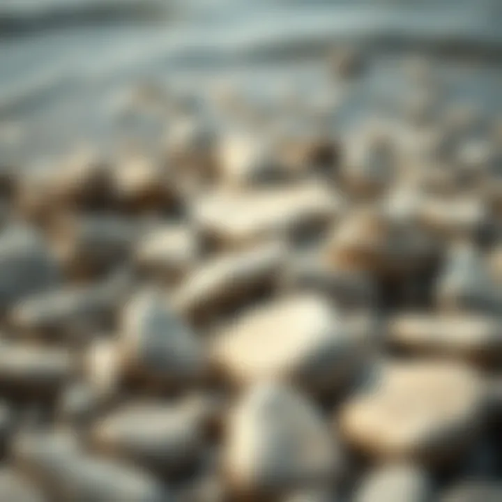 Petoskey stones collected along the shores of Lake Michigan