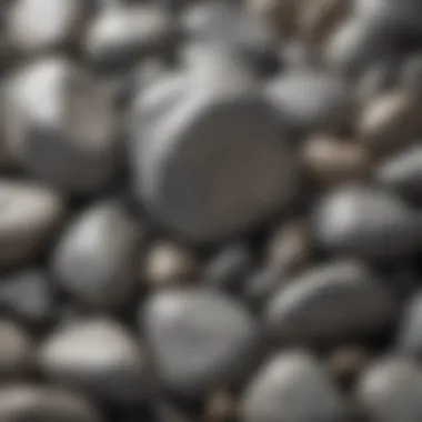 An artistic interpretation of shiny gray rocks highlighting their cultural significance