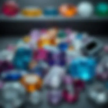 Diversity in Gemstone Selection for Shaping Various types of gemstones ready for shaping