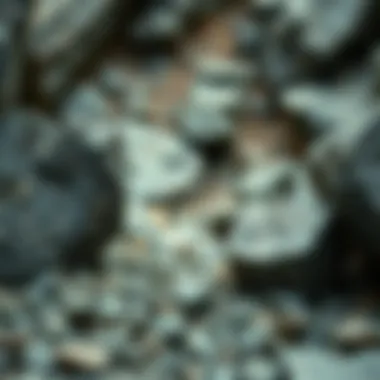 A geological setting illustrating the natural environment where magnetic rocks are typically found