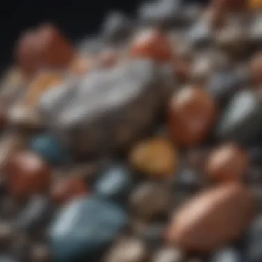 Diversity of Igneous Rocks A stunning display of various igneous rocks showcasing their unique textures and colors.