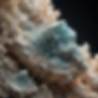The Unique Crystalline Structure of Zeolite Natural formation of zeolite stone showcasing its unique crystalline structure